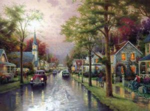 thomas-kinkade-hometown-morning-19676