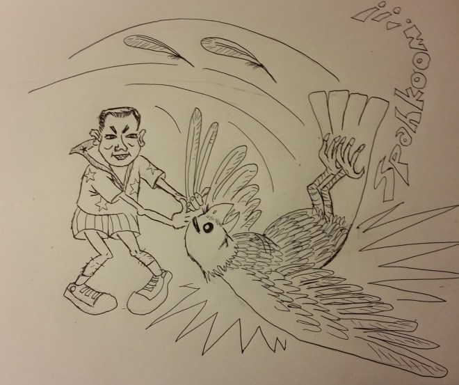 John Kasich flipping the byrd at teachers.