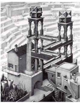 M.C. Escher's faulty physics.