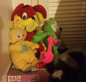 Toys in every corner of the house, dang it!