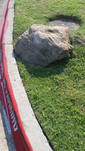 Look carefully at the expression on this rock's face.  Do you see the vicious smirk?  No?  Then he has you precisely where he wants you.