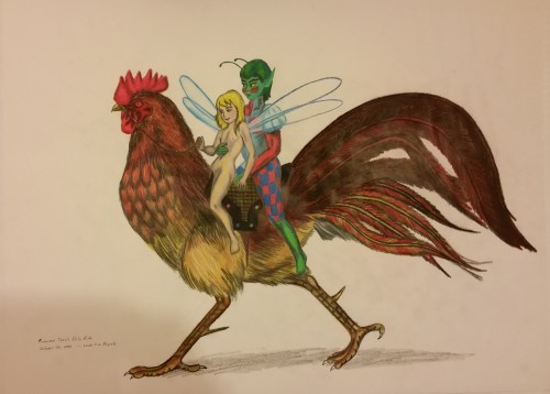 princess-on-rooster