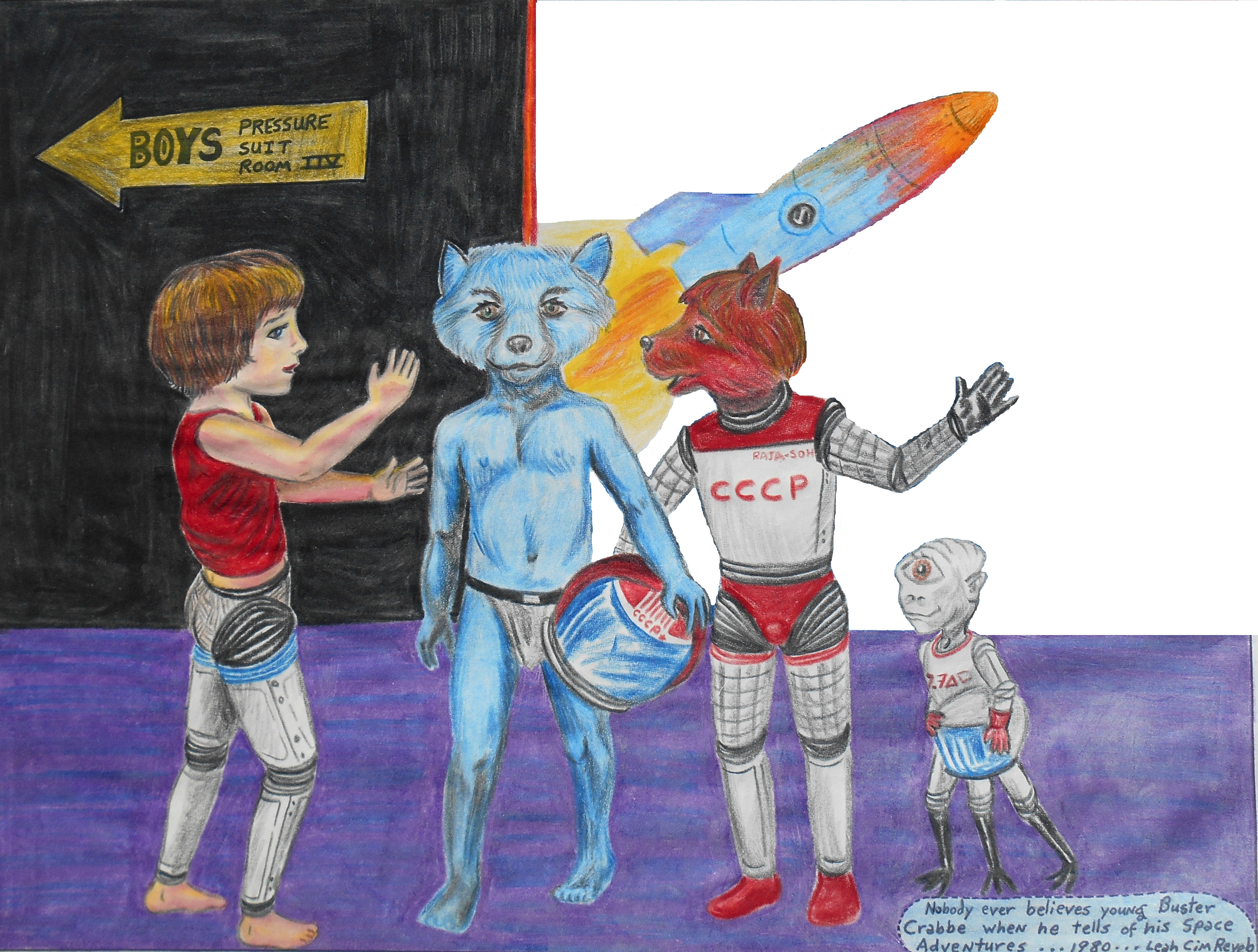 Young Buster Crabbe real stars