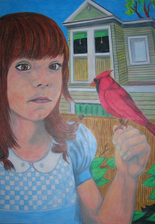 girl n bird